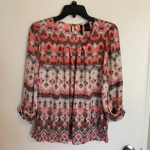 NEW DIRECTIONS PS Flowy blouse